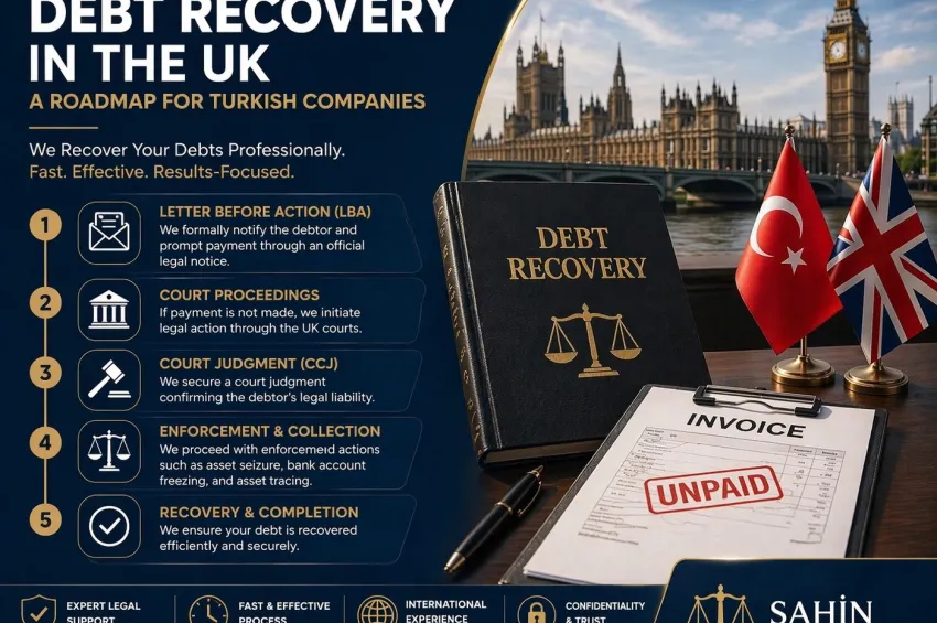 Commercial Debt Recovery in the UK: A Roadmap for Turkish Companies