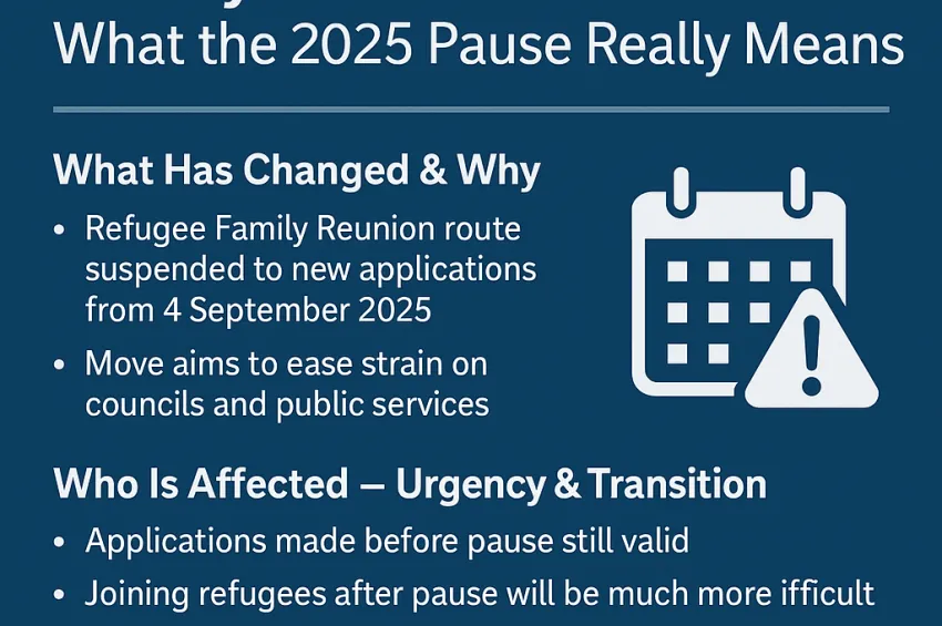 The End of Refugee Family Reunion? What the 2025 Pause Really Means